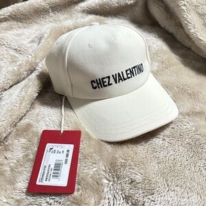 Chez Valentino Cotton Baseball Cap